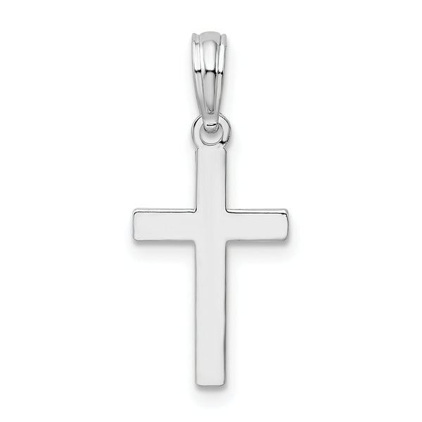 De-Ani Sterling Silver Polished Cross Pendant