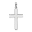De-Ani Sterling Silver Polished Flat Latin Cross Pendant