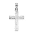 De-Ani Sterling Silver All-Over Diamond-Cut Latin Cross Pendant