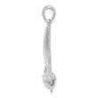 De-Ani Sterling Silver Rhodium-Plated Polished 3D Sailboat Pendant