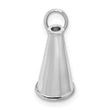 De-Ani Sterling Silver Polished 3D Megaphone Pendant