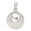 Sterling Silver Flash Gold Plated LOVE YOU TO THE MOON Pendant