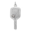 Sterling Silver Enamel Pickleball Charm