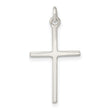 Sterling Silver Polished Cross Pendant