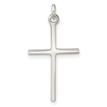 Sterling Silver Polished Cross Pendant