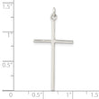 Sterling Silver Polished Cross Pendant