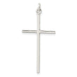 Sterling Silver Polished Cross Pendant