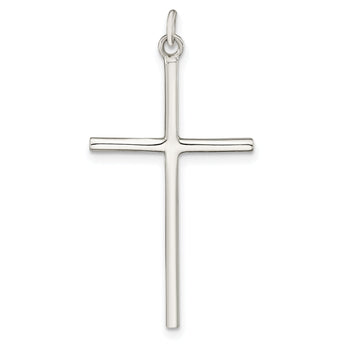 Sterling Silver Polished Cross Pendant