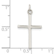Sterling Silver Polished Cross Pendant