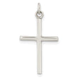 Sterling Silver Polished Cross Pendant