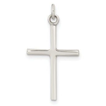 Sterling Silver Polished Cross Pendant