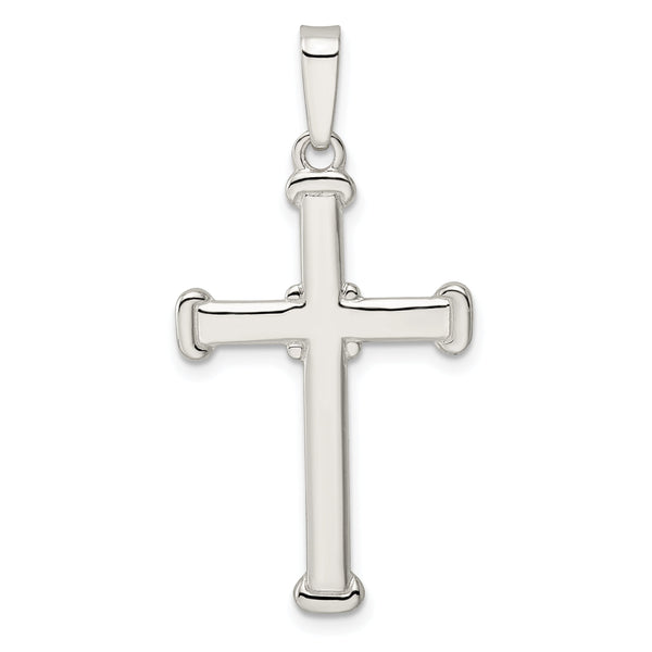 Sterling Silver Polished Cross Pendant