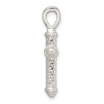 Sterling Silver Polished Cross Pendant