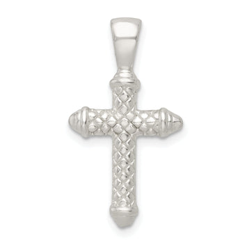 Sterling Silver Polished Cross Pendant