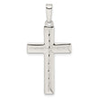 Sterling Silver Diamond-cut Latin Cross Pendant
