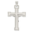 Sterling Silver Polished Crucifix Pendant