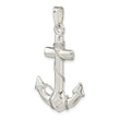 Sterling Silver Polished 3D Anchor Pendant