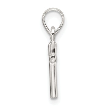 Sterling Silver Polished Cross Pendant