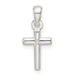 Sterling Silver Polished Cross Pendant