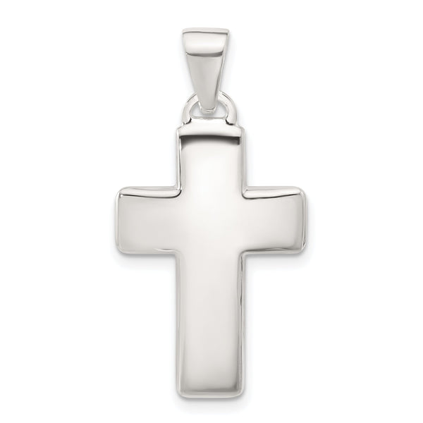 Sterling Silver Polished Cross Pendant