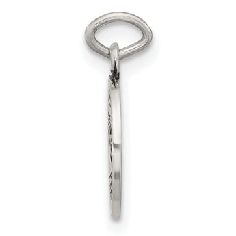 Sterling Silver Antiqued Solid Lady of Guadalupe Medal