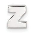 Sterling Silver E-coated Letter Z Slide Charm