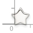Sterling Silver E-coated Star Slide Charm
