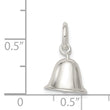 Sterling Silver Moveable Bell Charm