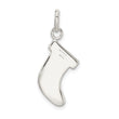Sterling Silver Enameled Christmas Stocking Charm