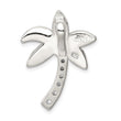 Sterling Silver 925 Palm Tree Pendant with CZ & Opal Inlay