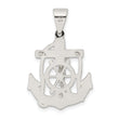 Sterling Silver Polished Mini Mariner INRI Crucifix Pendant