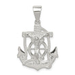 Sterling Silver Polished Mini Mariner INRI Crucifix Pendant