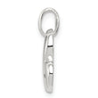 Sterling Silver 925 Polished Diamond Heart Pendant Anti-Tarnish Elegant Design