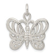 Sterling Silver Polished Butterfly Pendant