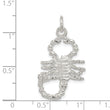 Sterling Silver Polished Scorpion Pendant