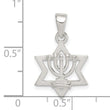 Sterling Silver Star of David Pendant