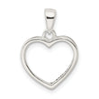 Sterling Silver Enamel LOVE YOU MOM Heart Pendant