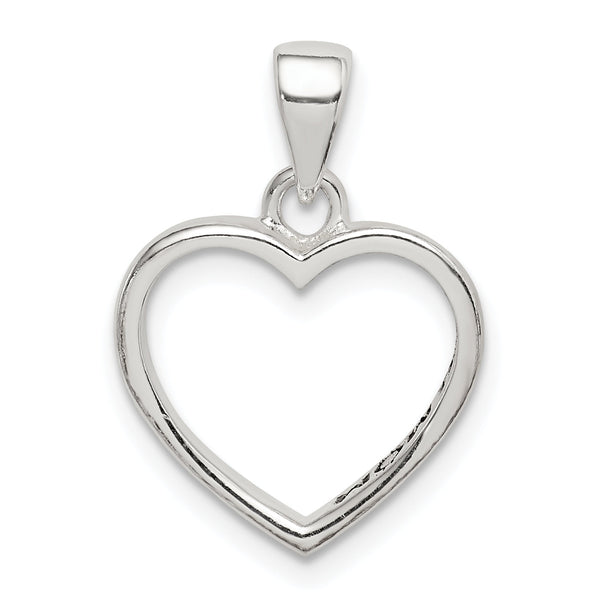 Sterling Silver Enamel LOVE YOU MOM Heart Pendant