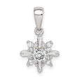 Sterling Silver Fancy CZ Pendant
