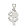 Sterling Silver Polished Clover Pendant