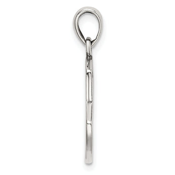 Sterling Silver I LOVE YOU TO THE MOON Antiqued Star and Moon Pendant