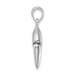 De-Ani Sterling Silver Rhodium-Plated 3D Moveable Lobster Claw Pendant