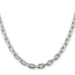 Sophia Jewelers Sterling Silver 925 Women's Polished Beveled Cable Chain Necklace - 24