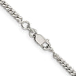 Sophia Jewelers 925 Sterling Silver Polished Women's 14-Inch Curb Chain Necklace - 14
