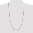 Sophia Jewelers 925 Sterling Silver Polished Women's 14-Inch Curb Chain Necklace - 36