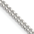 Sophia Jewelers 925 Sterling Silver Polished Women's 14-Inch Curb Chain Necklace - 14