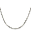 Sophia Jewelers Sterling Silver 925 Polished Curb Chain Necklace for Women 30 in - Birthstone Company