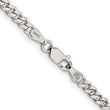 Sophia Jewelers Sterling Silver 925 Polished Curb Chain Necklace for Women 30 in - Birthstone Company