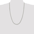 Sophia Jewelers Sterling Silver 925 Polished Curb Chain Necklace for Women - 30