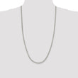 Sophia Jewelers Sterling Silver 925 Polished Curb Chain Necklace for Women - 30